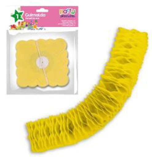 Picture of YELLOW PAPER GARLAND